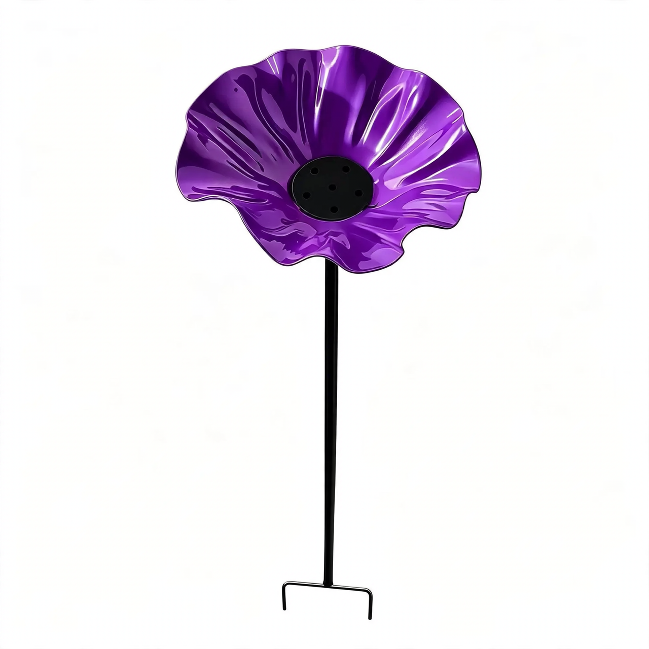 Handcrafted Metal Flower Feeder