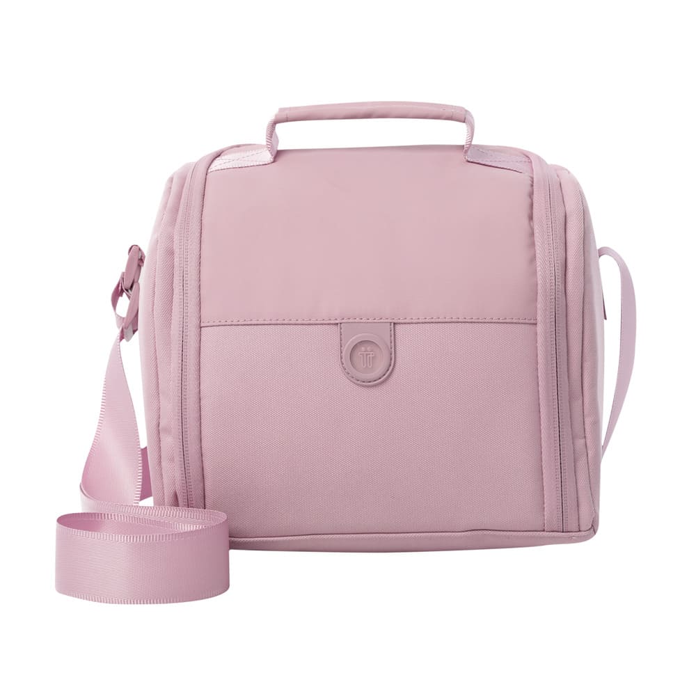 Lonchera térmica de poliéster Totto™ Tacoa color rosa