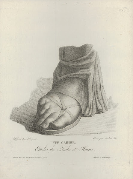 Study of a foot in a sandal