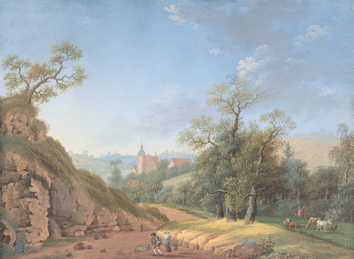 Peasant Family in a Landscape late 18th19th century