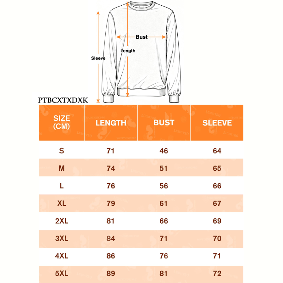 AOP PTB long sleeved T shirt with cuffs