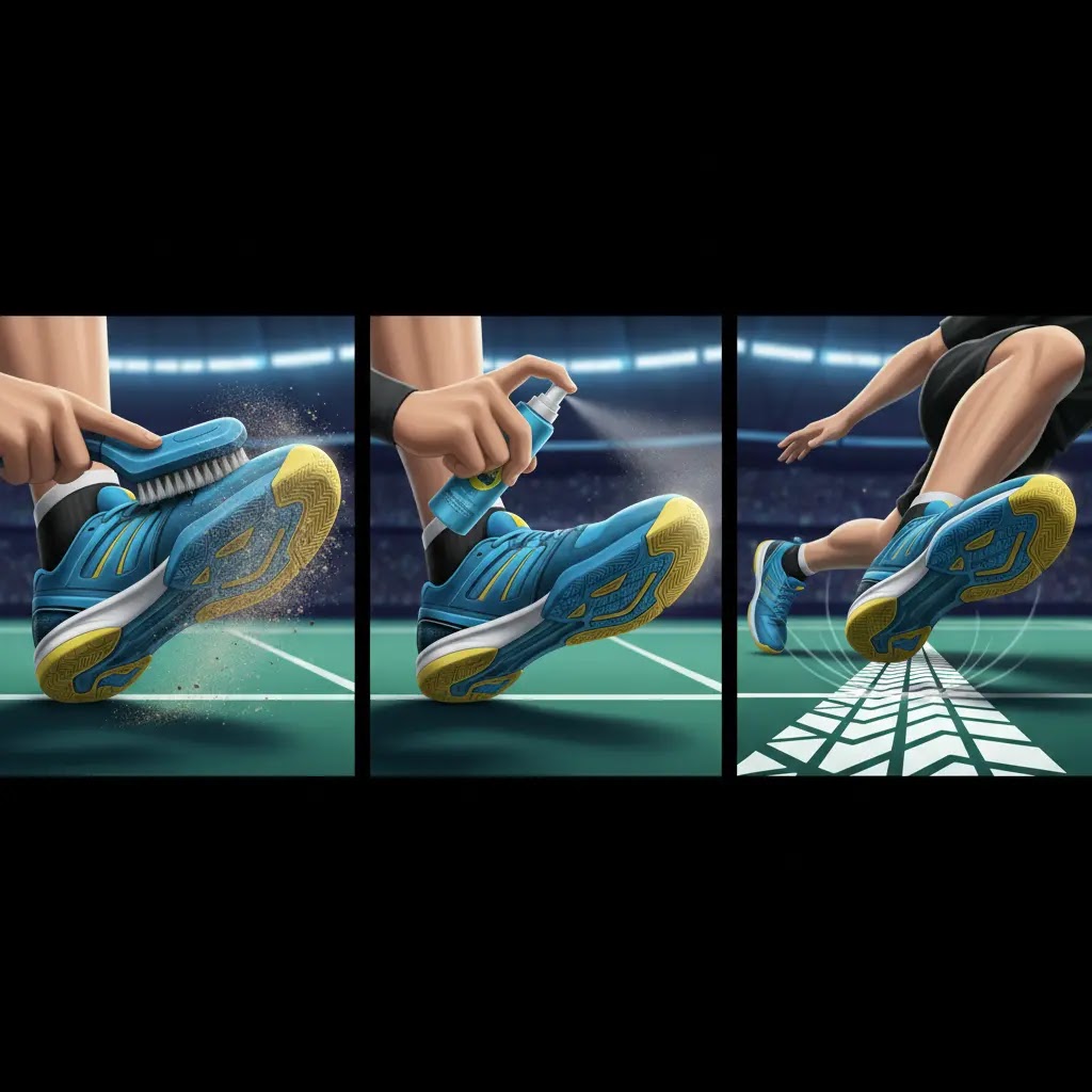 Tips Meningkatkan Daya Cengkeram Sepatu Badminton agar Tidak Licin