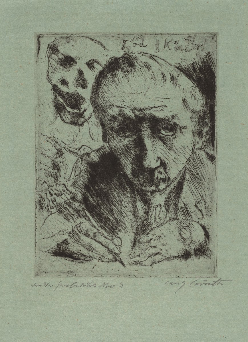 Tod und Künstler Death and the Artist between 1920 and 1921