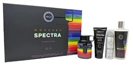 ESTUCHE ARMAF ODYSSEY SPECTRA UNISEX 4PZS 100ML EDP + SPLASH + SPARY + CREMA