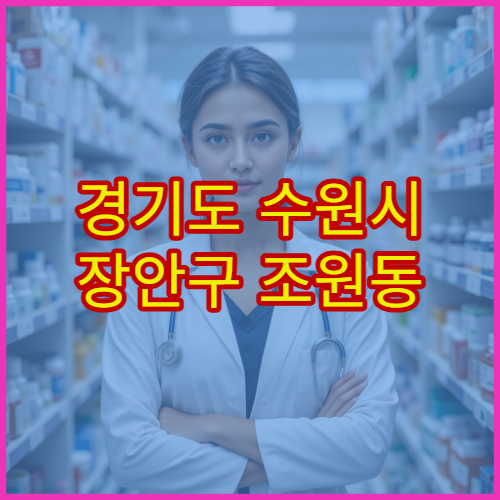 경기도 수원시 장안구 조원동 설날 명절 연휴 휴일 당직약국 안내