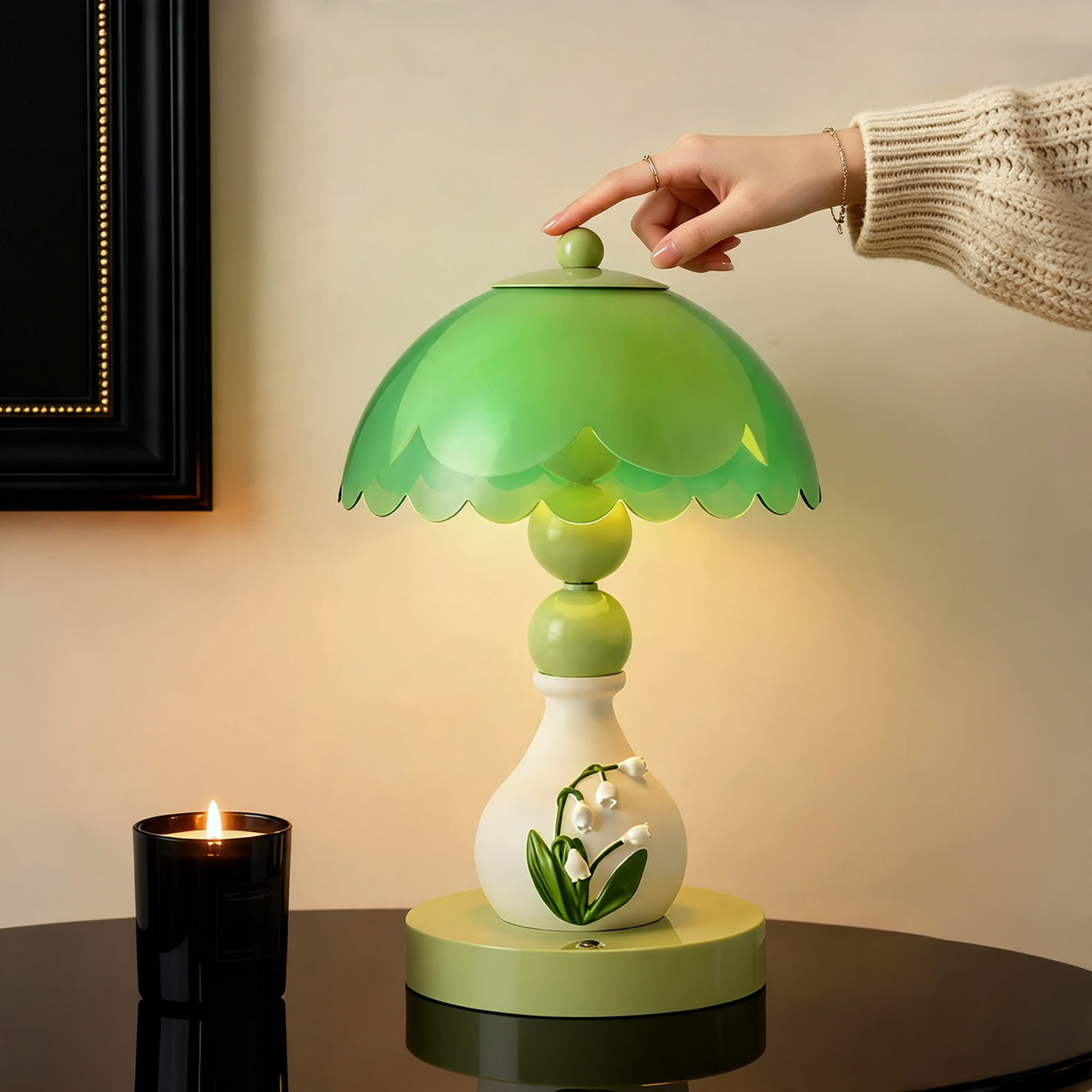 Lily of the Valley Table Lamp, Modern Design