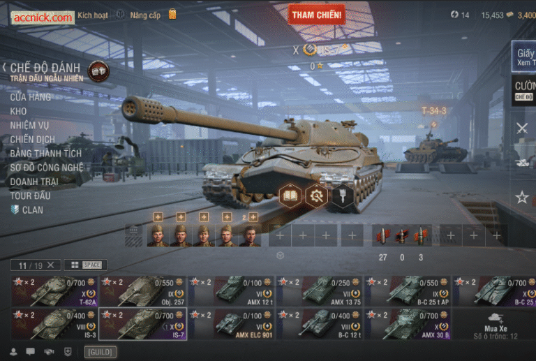 Bán acc World of Tanks server ASIA giá tốt, sở hữu 4 xe cấp...