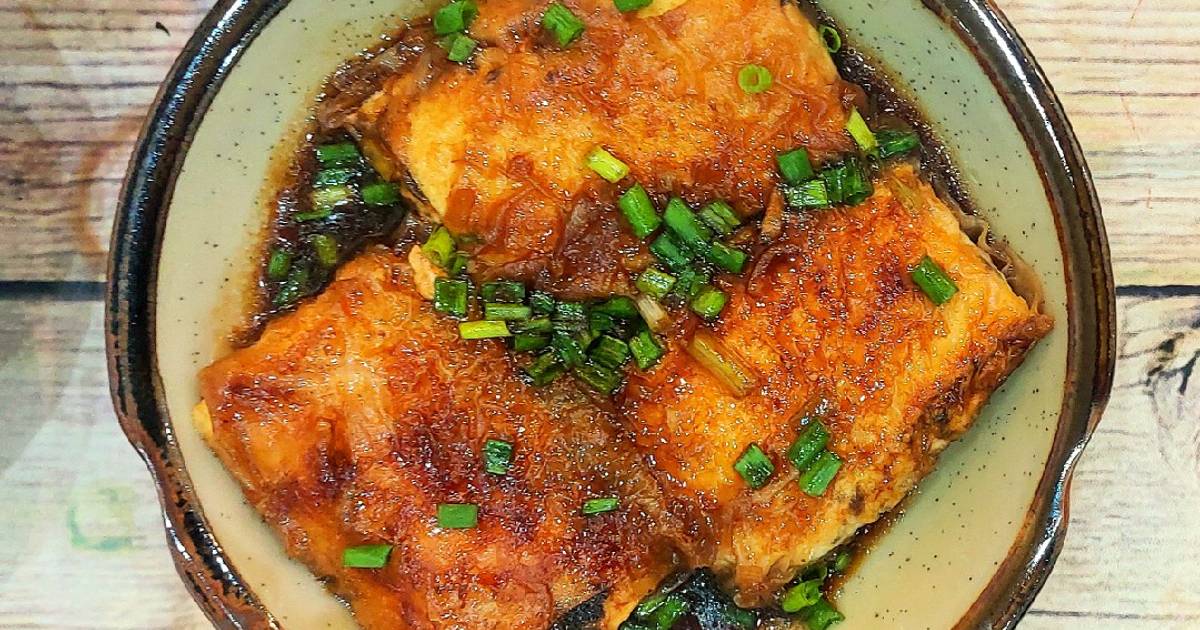 Chả đậu sốt nước tương