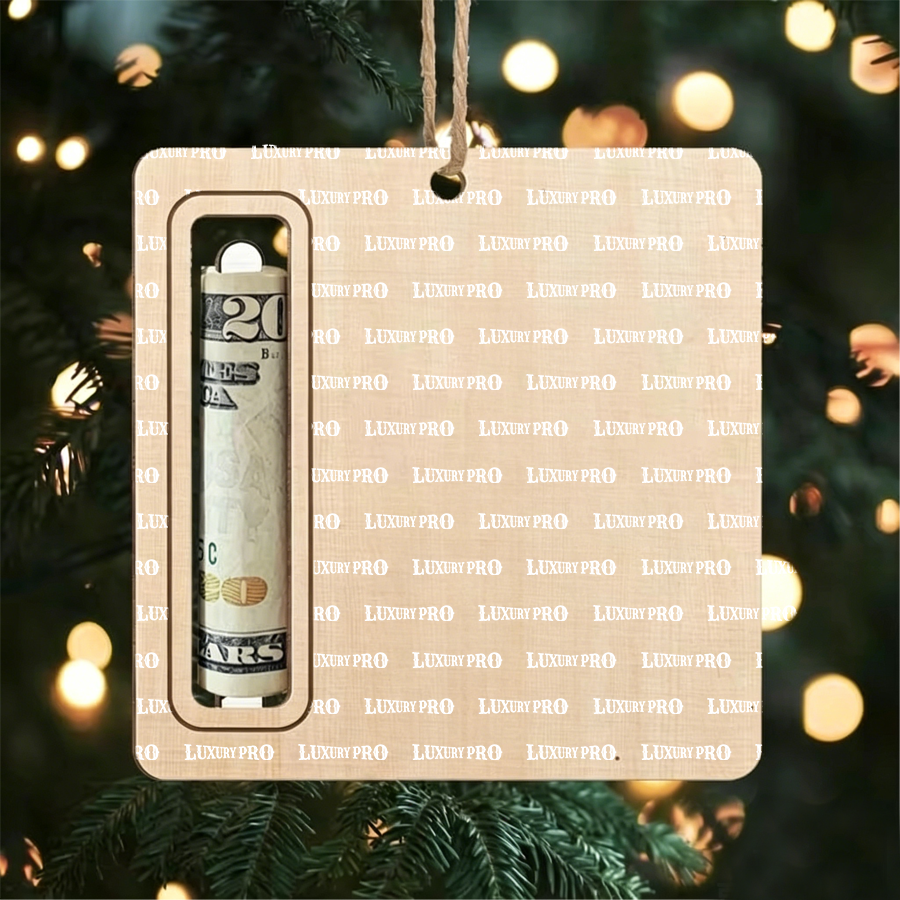 Wooden Christmas Wallet