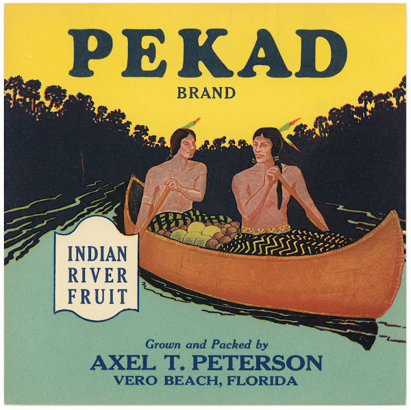 Pekad Brand Citrus Label 1930 1950
