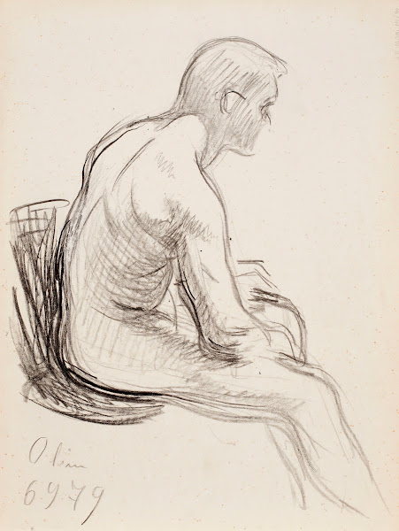Istuva alaston mies 1908   1909
