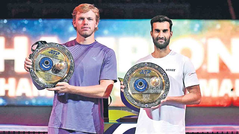 Yuki Bhambri Wins Almaty Open Doubles Title in Kazakhstan