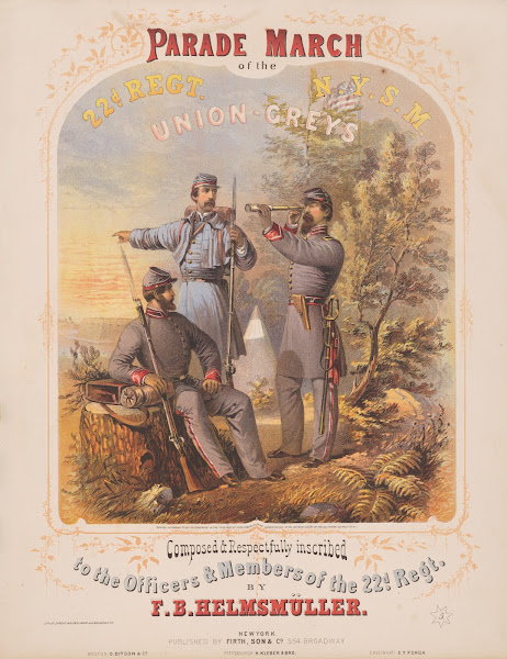 Parade of the 22d regt NYSM Union Greys 1862