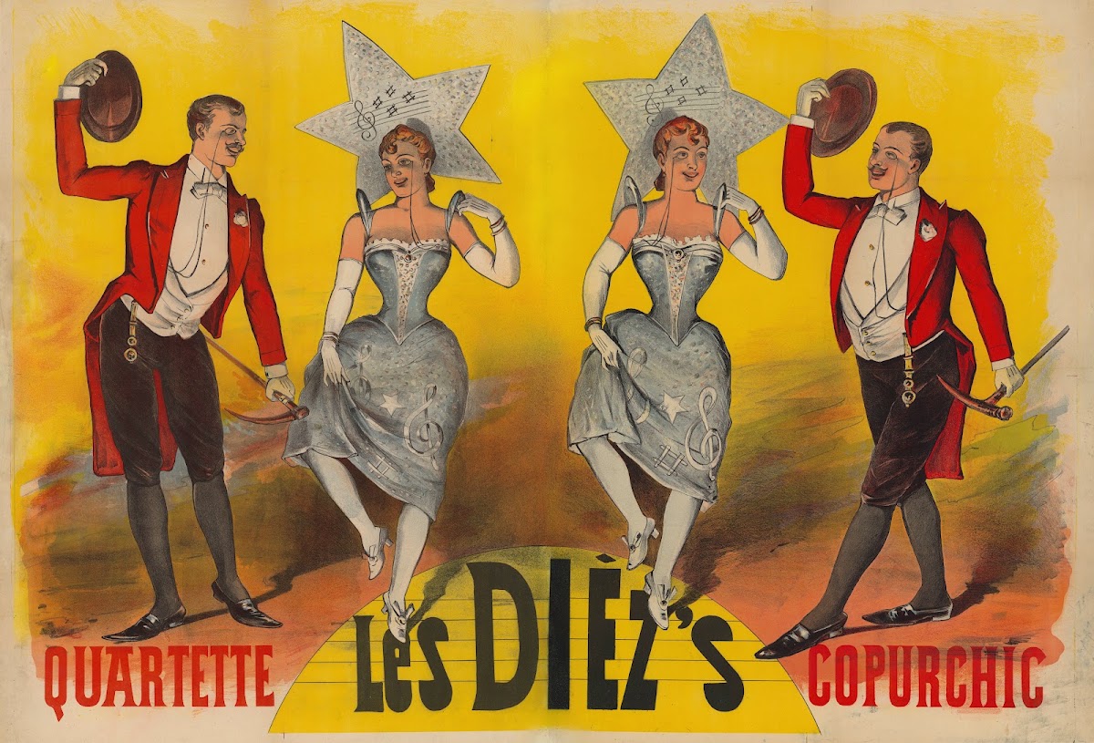 Les Diezs quartett copurchic 1890