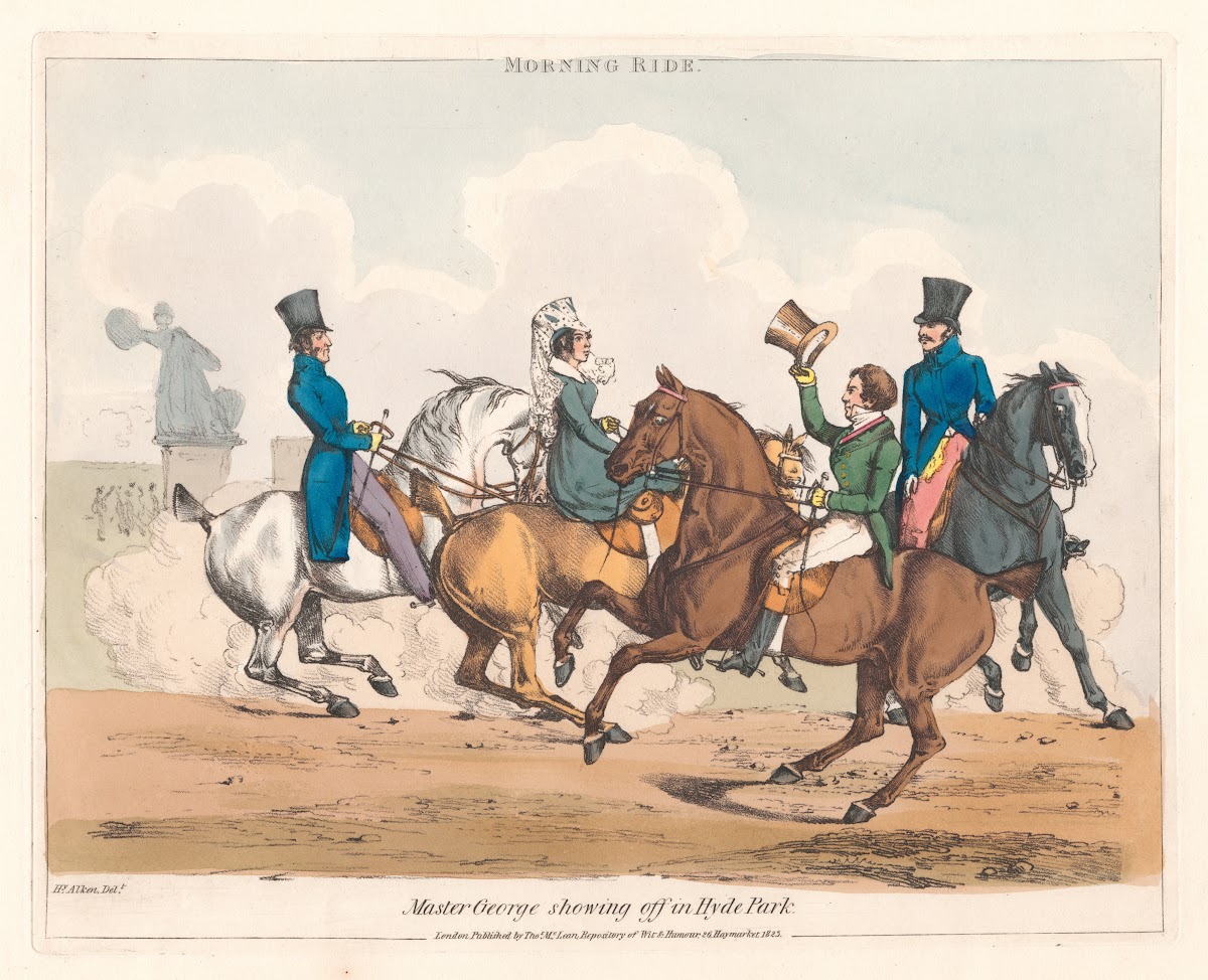 Scenes in the Life of Master George  Morning Ride 1823