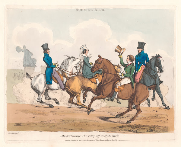 Scenes in the Life of Master George  Morning Ride 1823