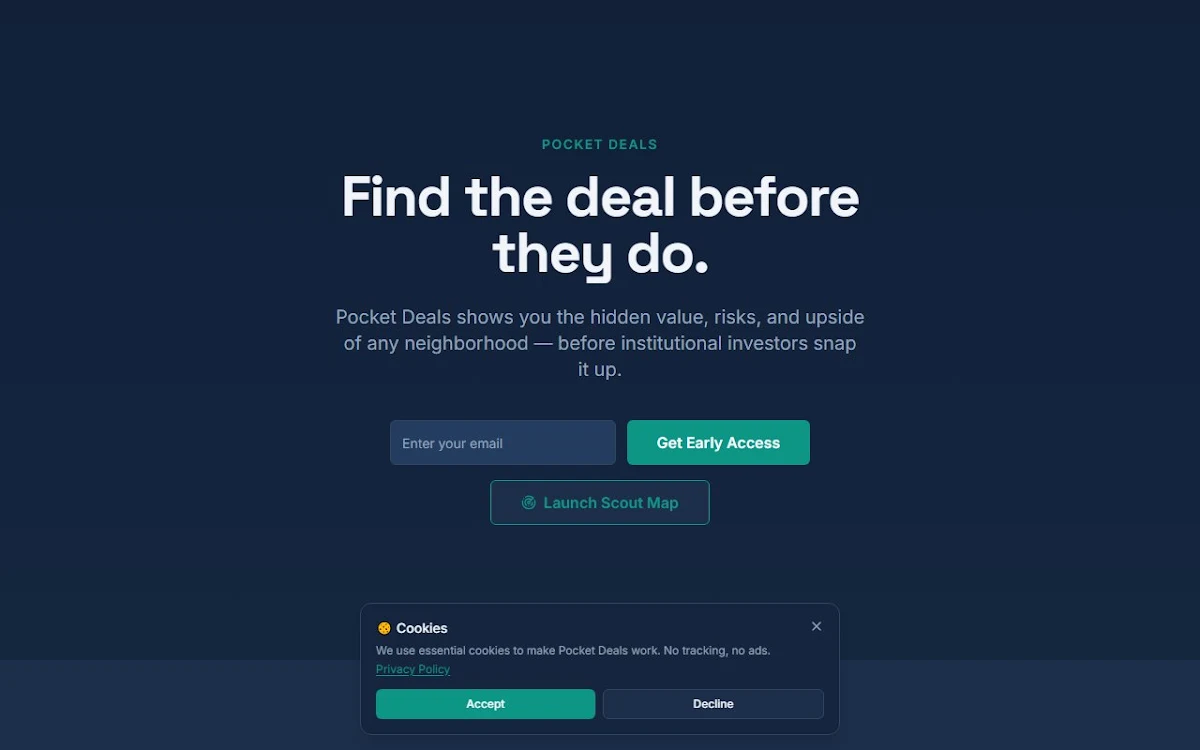 Captura de PocketDeals