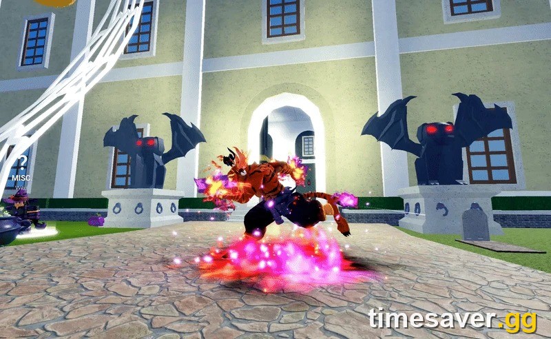 Tiger in Blazing Form in Blox Fruits — the full-power transformation after filling the Fire Meter