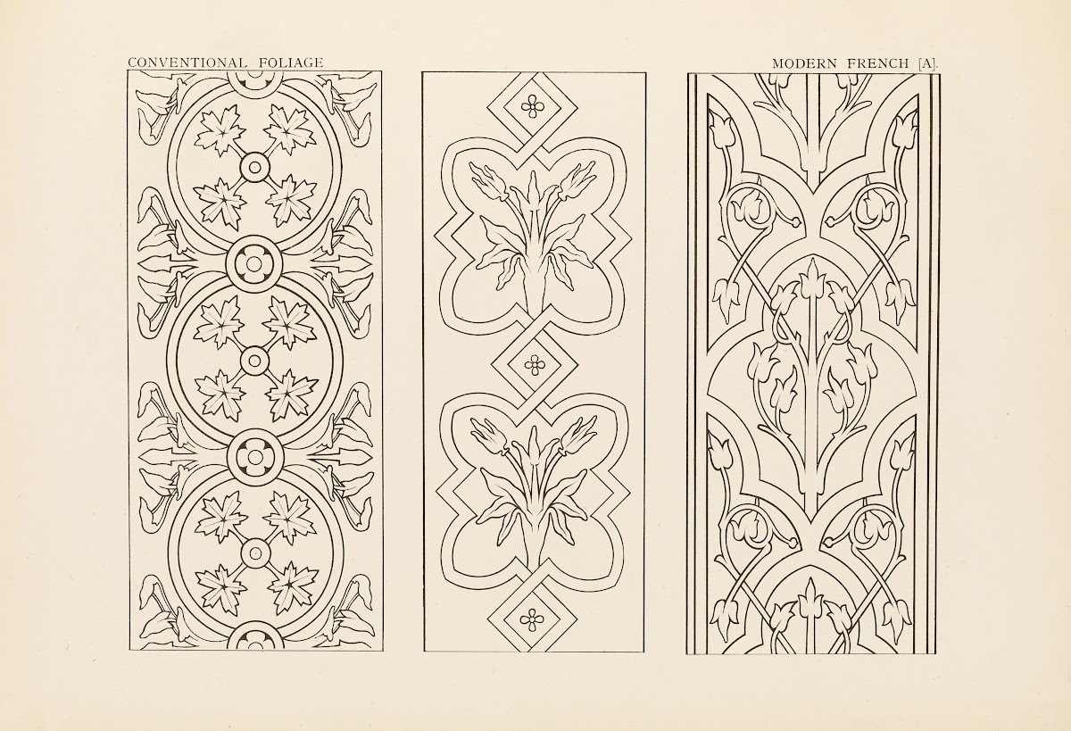 Outlines of ornament in the leading styles Pl56 1881