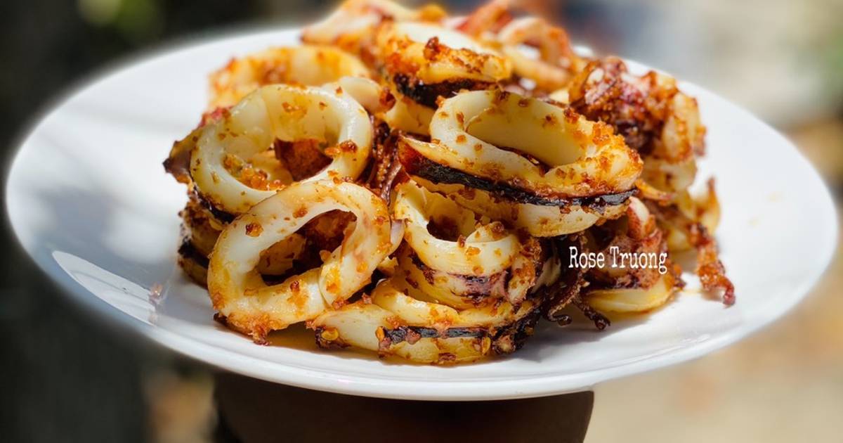 Mực Lá Nướng Sa Tế