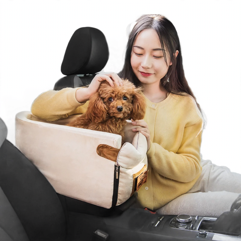 Pet car bed, portable