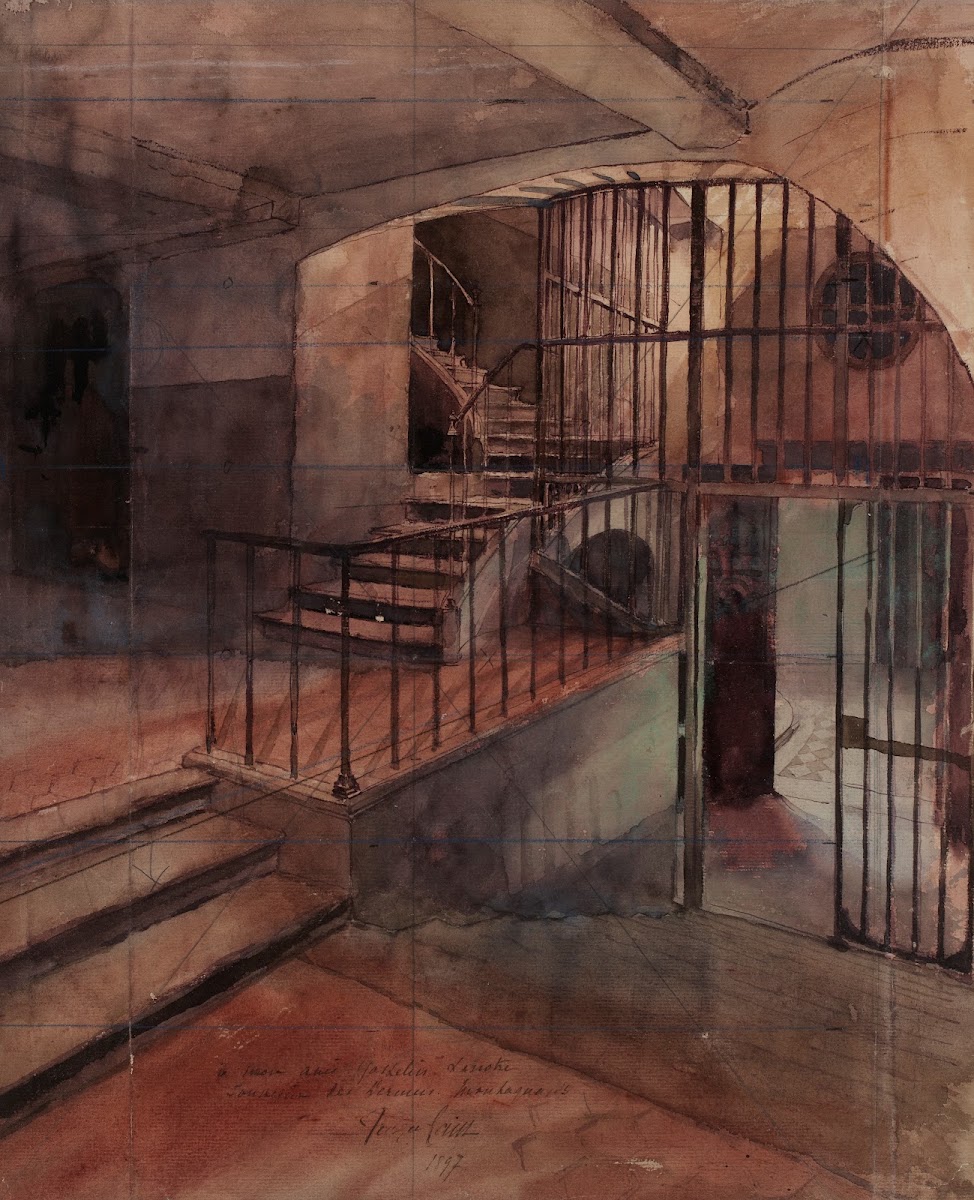 Escalier de prison 1897