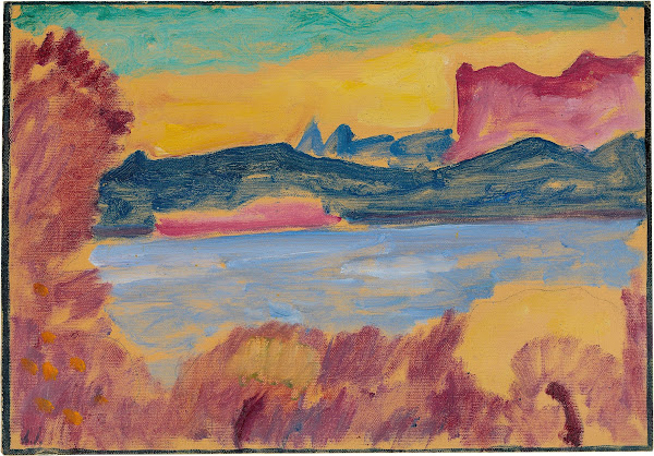 Landscape Lake Geneva 1915