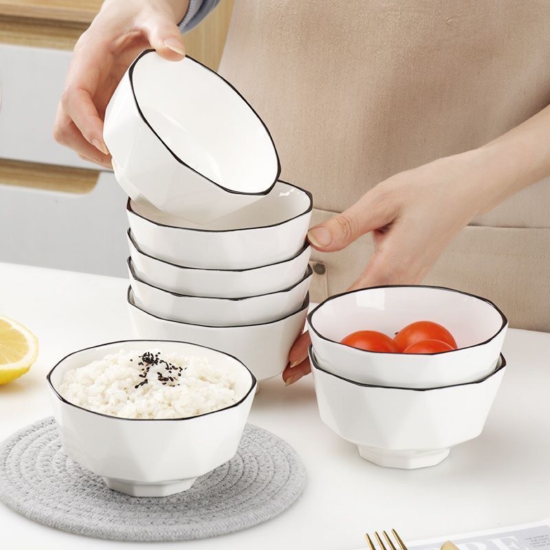 Ceramic dining set, Japanese style, various sizes