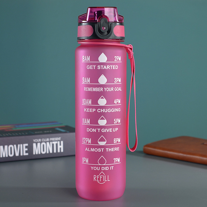 PC Sports Bottle with Straw, 1000 ml