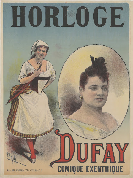 Horloge Dufay comique excentrique 1880