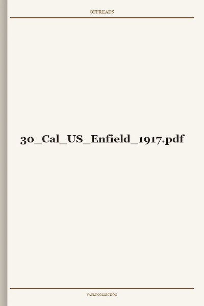 30 Cal US Enfield 1917