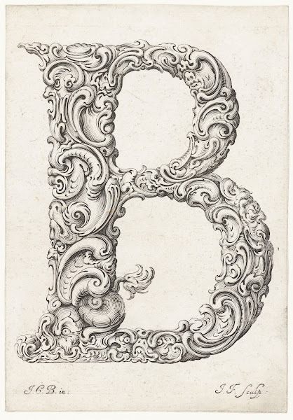 Letter B 1645 1650