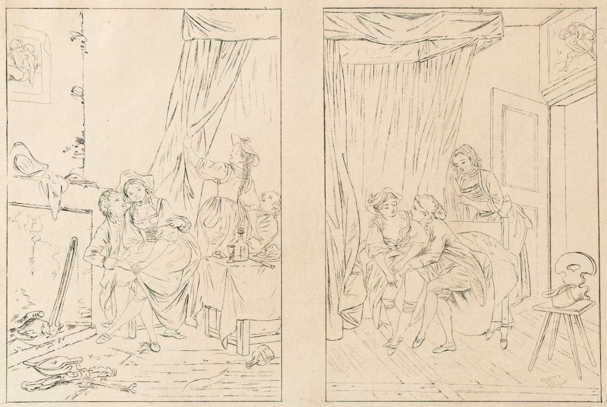 Zwei galante Szenen 1797   1801