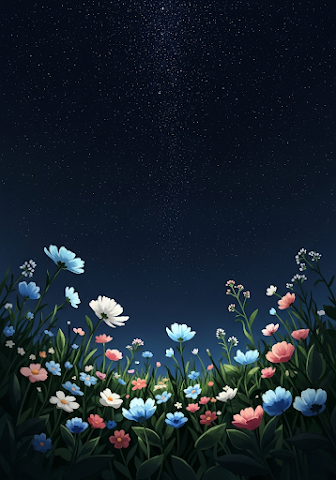 Starry Night Wildflower Meadow