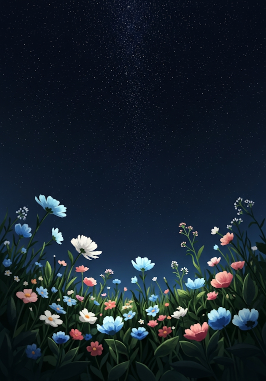 Starry Night Wildflower Meadow