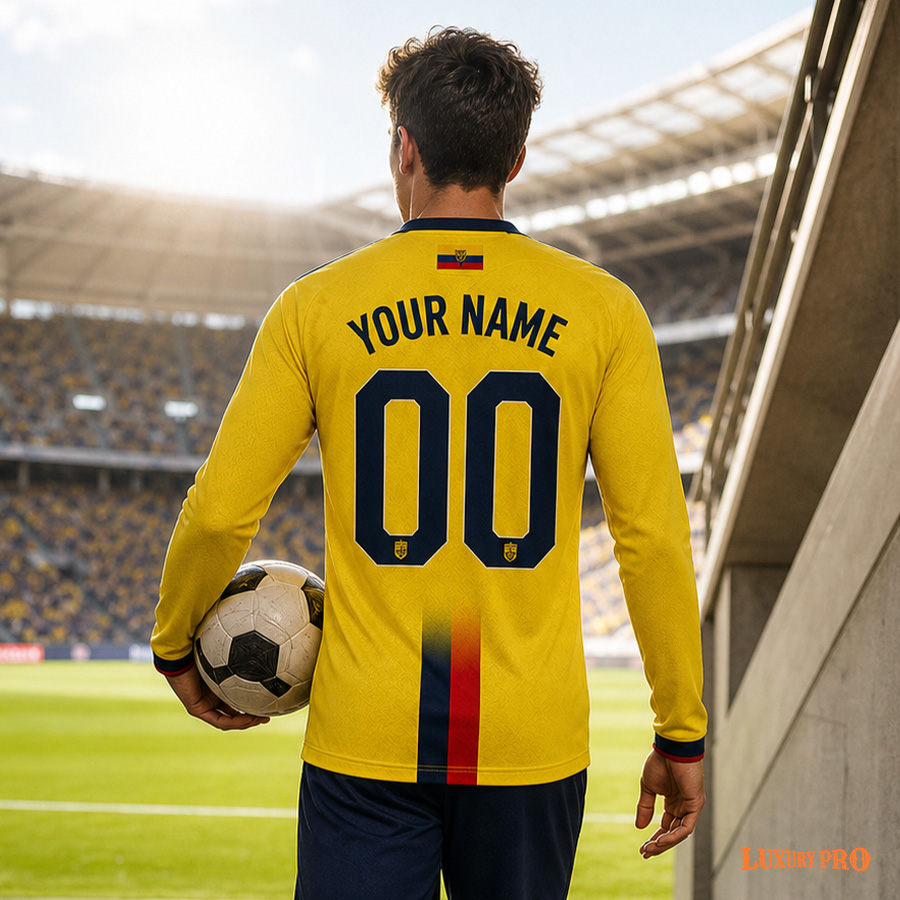AOP MEG Long Sleeve Raglan V-Neck Soccer Jersey + Sleeve Cuff