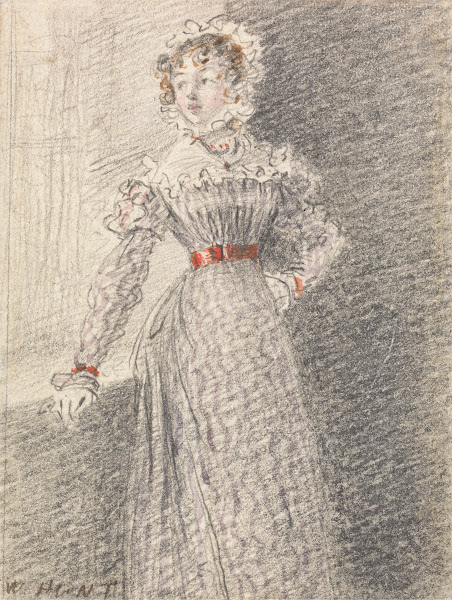 Girl in a Red Belt ca 1830