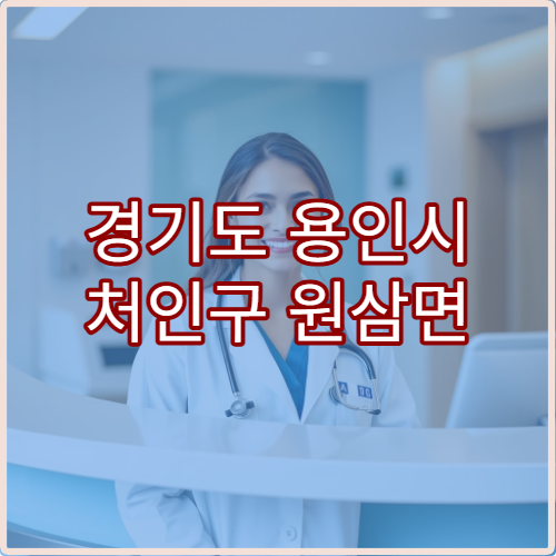 경기도 용인시 처인구 원삼면 설날 명절 연휴 당번약국 응급약국 위치 안내