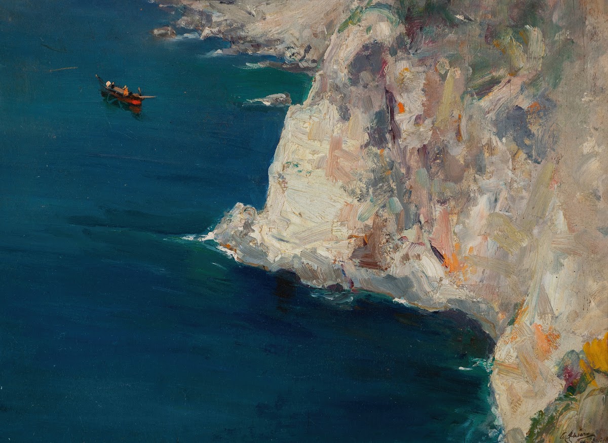 View off the coast of Capri