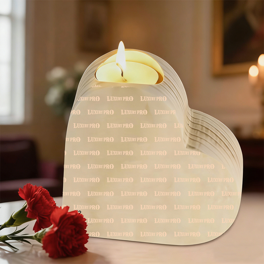 Heart-Shaped Candlesticks