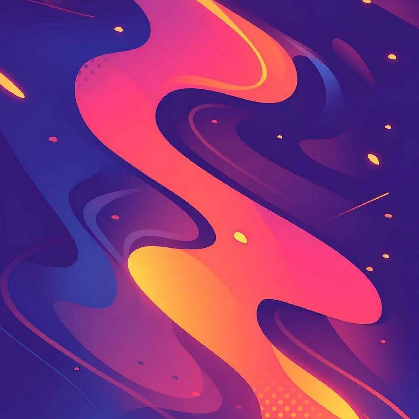 Download Abstract Fluid Colorful Waves iPhone