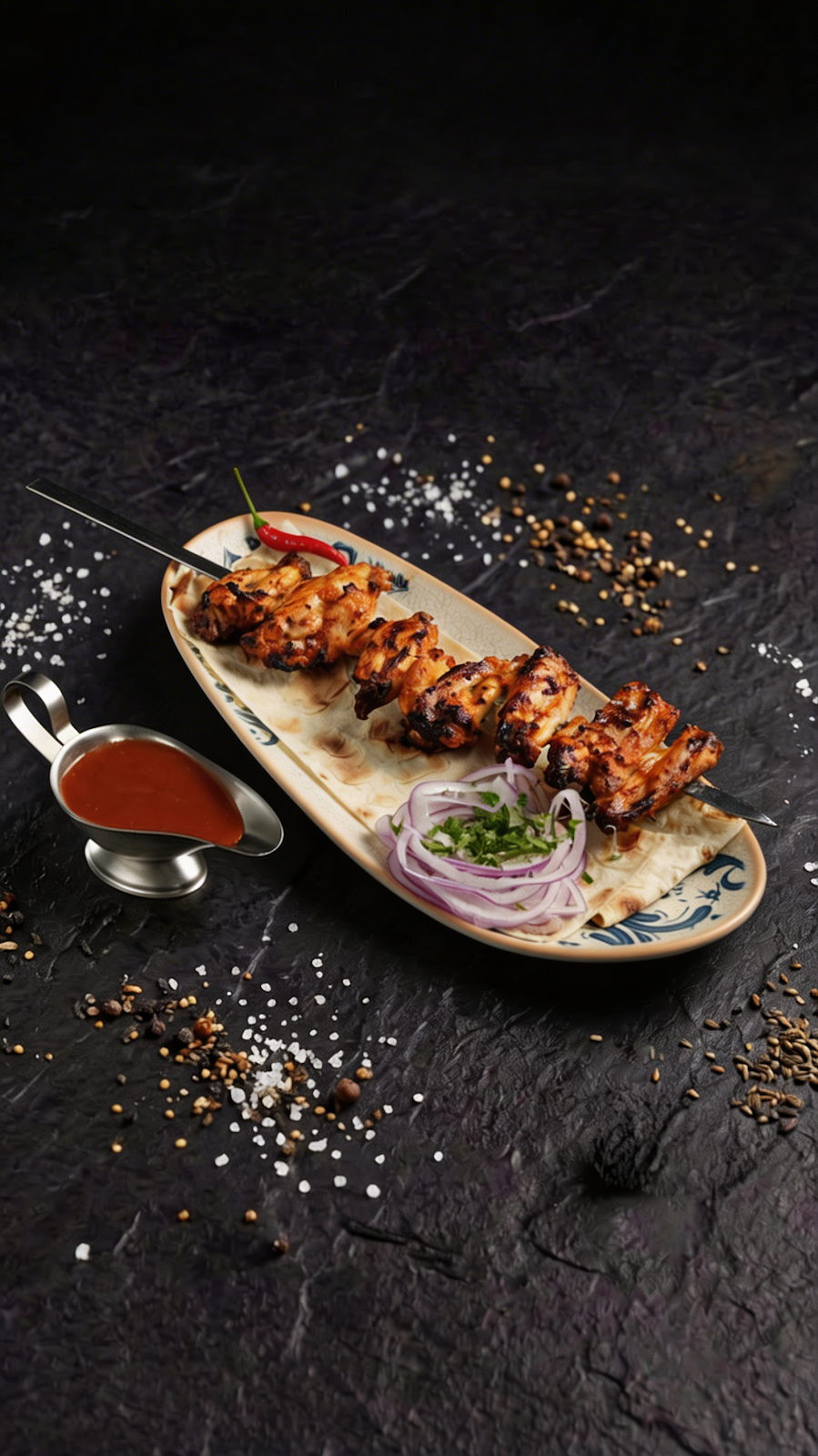 Chicken wings dish