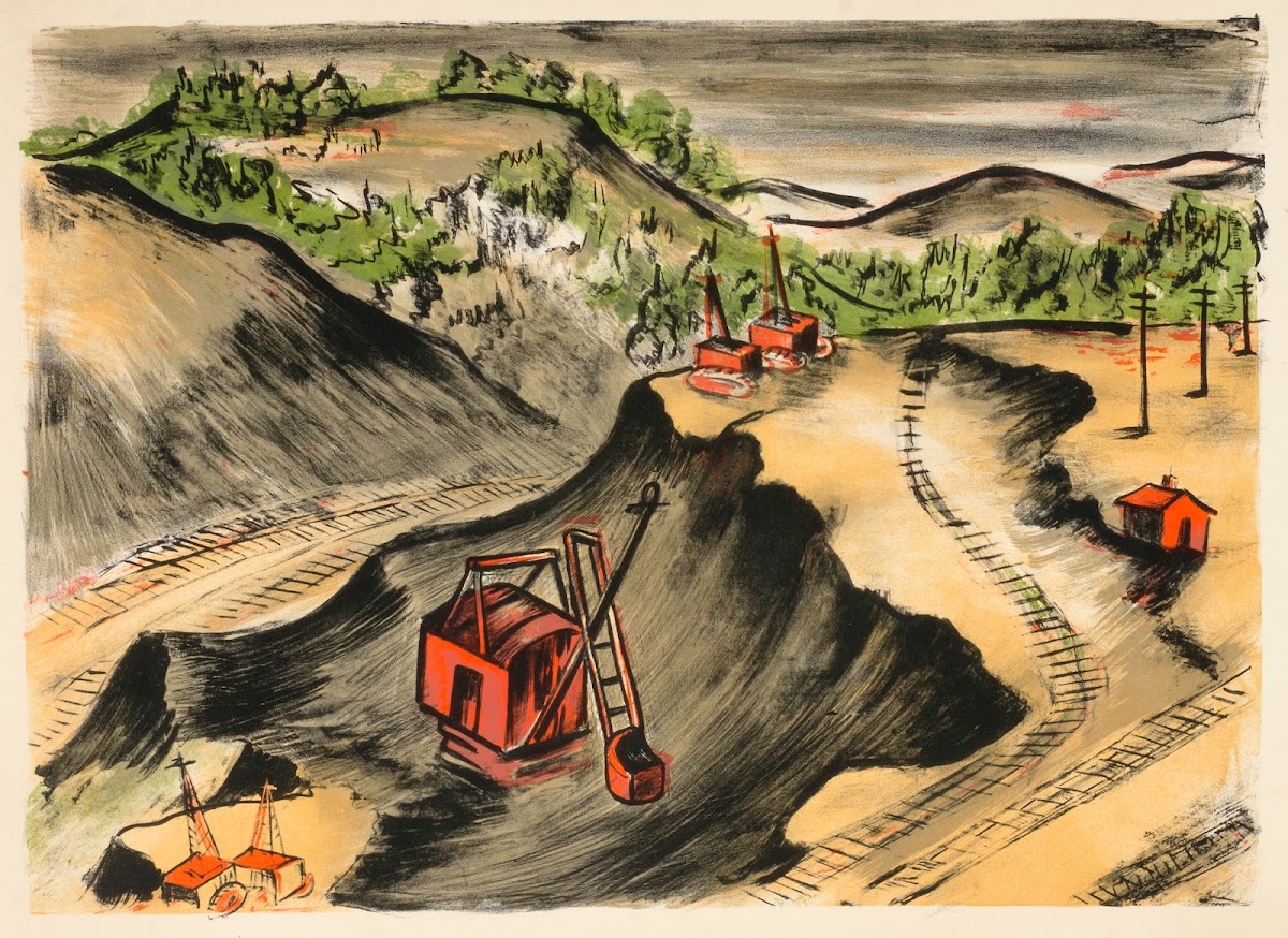 View of Mining Site ca 1933 1943