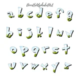 Canva Frame Comic Cartoon Alphabet photo 3 template 141