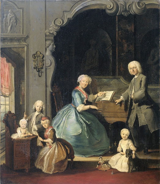 Family Group near a Harpsichord 1739