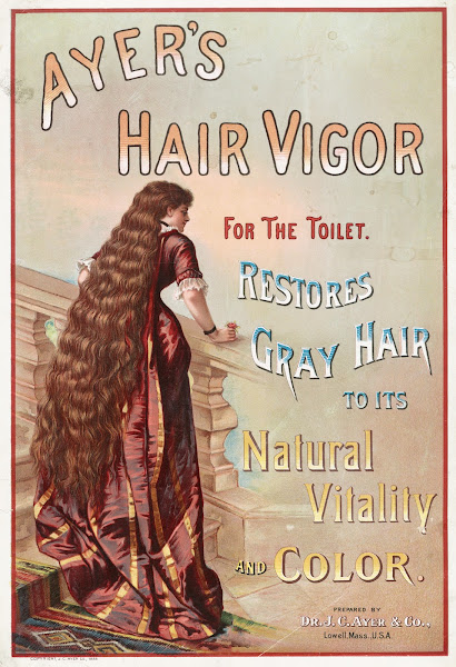 Ayers hair vigor for the toilet Restores gray hair to its natural vitality and c