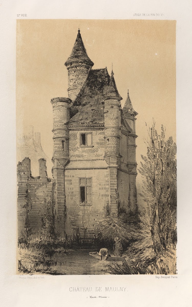 Chateau De Maulny Haute Marne 1860