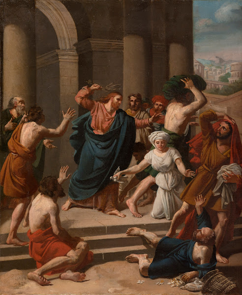 Jésus chassant les marchands du Temple 1827