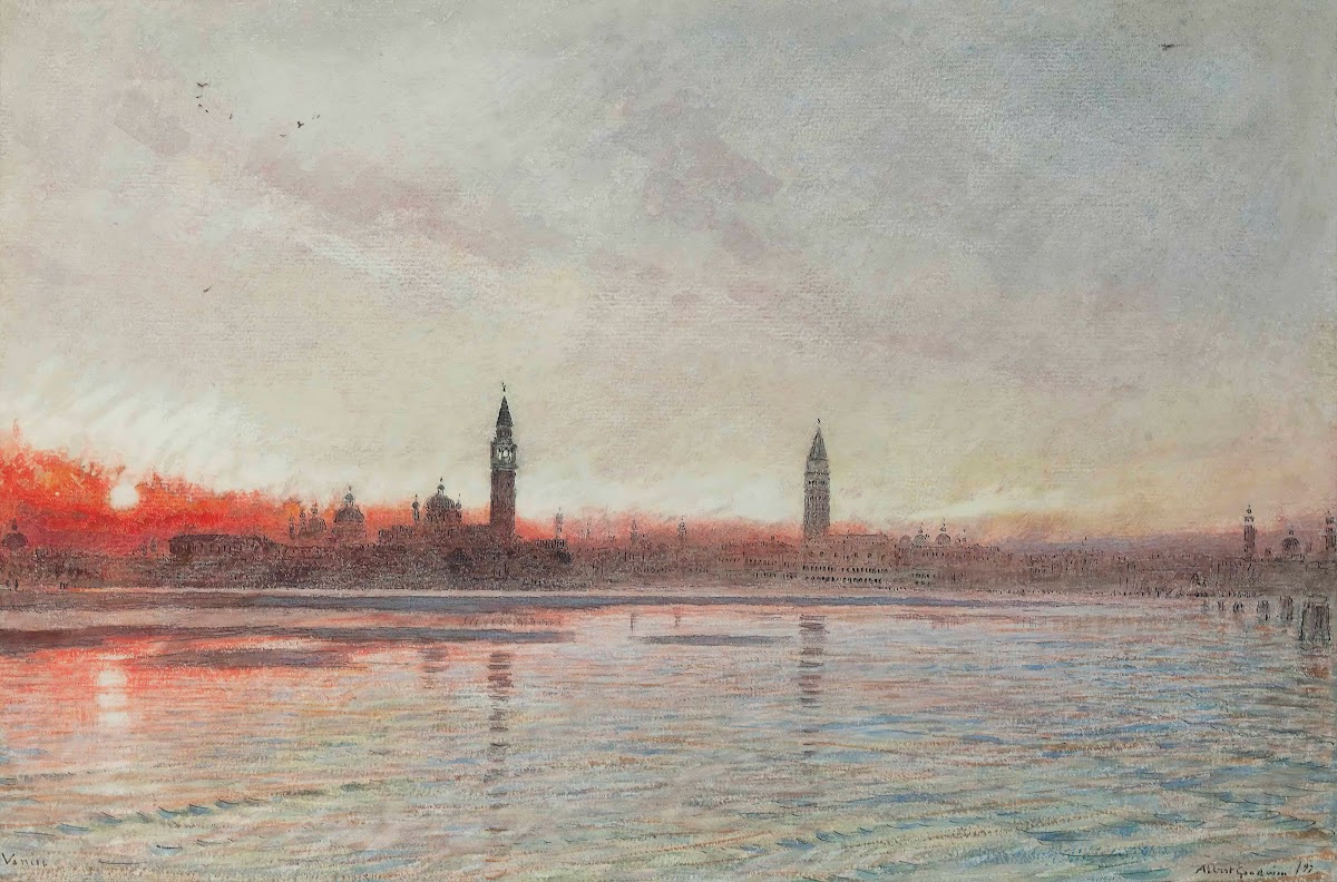 Sunset Venice 1892
