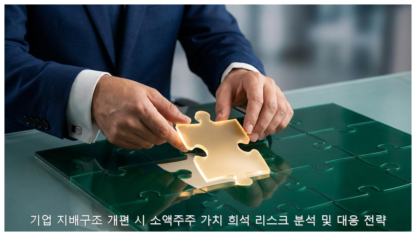 기업 지배구조 개편 시 소액주주 가치 희석 리스크 분석 및 대응 전략 핵심 안내 및 분석 인포그래픽 (4)